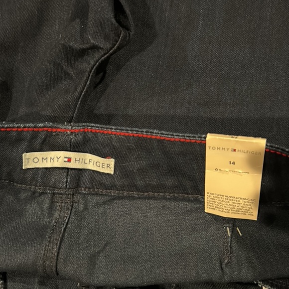 NWT Tommy Hilfiger Premium Denim Dark Blue Wash Boot Cut Jeans Size 14 Oct 2003 - Picture 15 of 16